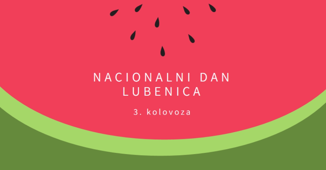 Nacionalni dan lubenice pink modern-simple