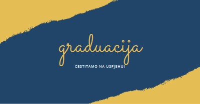 Uzbuđenje diplome yellow modern-simple