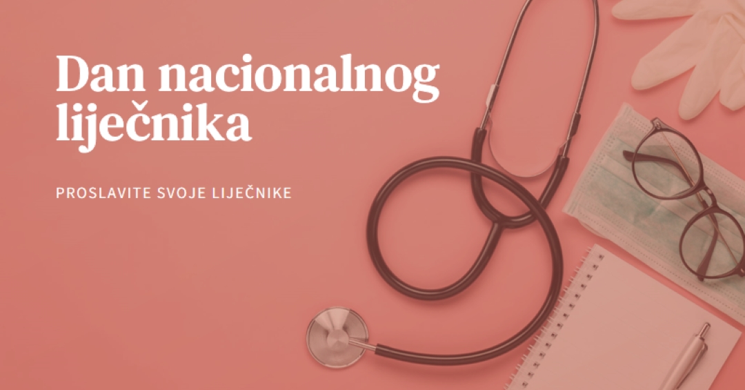 Proslavite svoje liječnike pink modern-simple