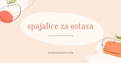 Zdrava kosa od kuće pink whimsical-line