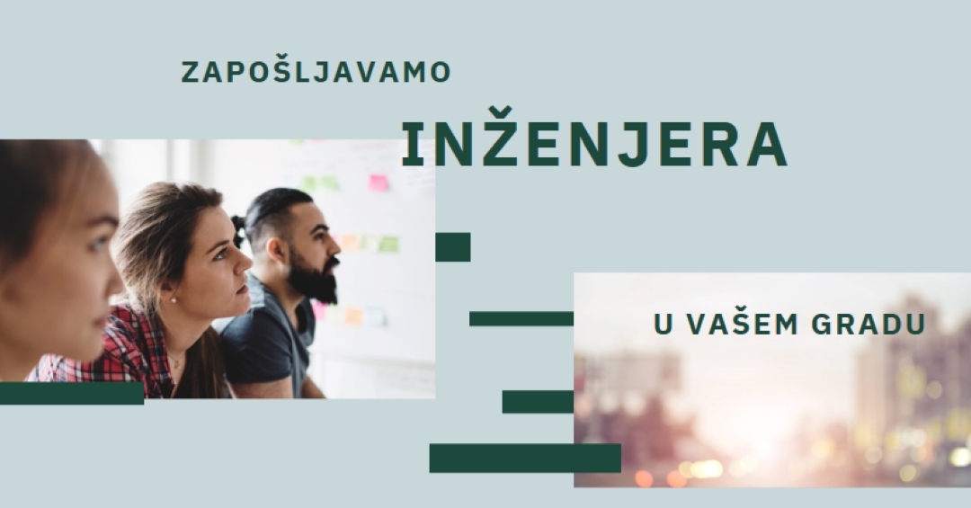 Angažiramo inženjere blue modern-simple