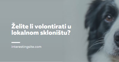 Volontirajte i razvedri se blue modern-simple