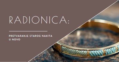 Radionica za nakit brown organic-simple