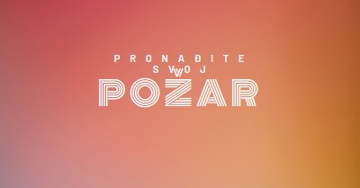 U požaru orange modern-bold