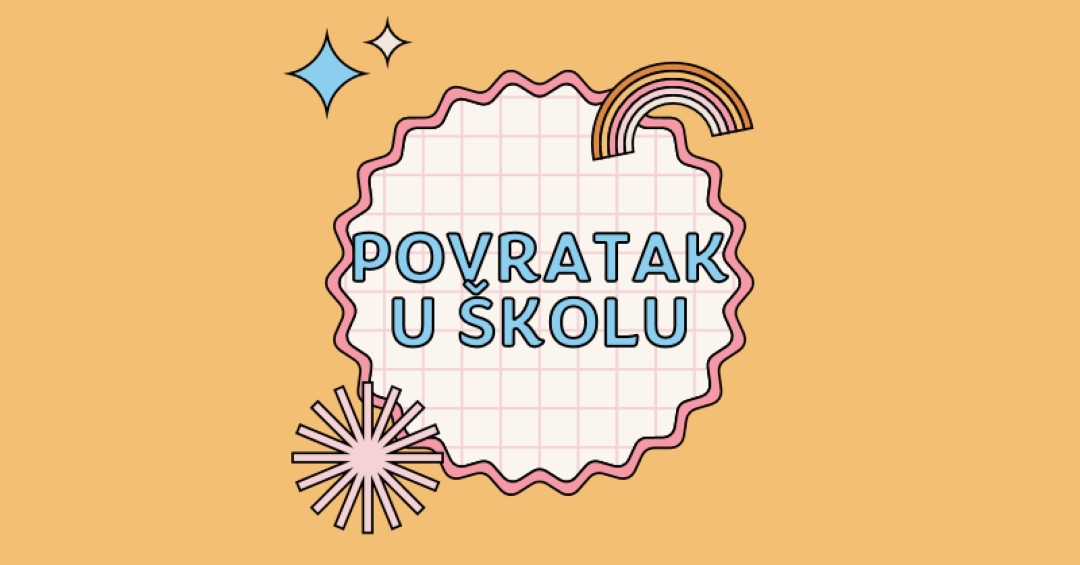 Škola omamiti orange vintage-retro