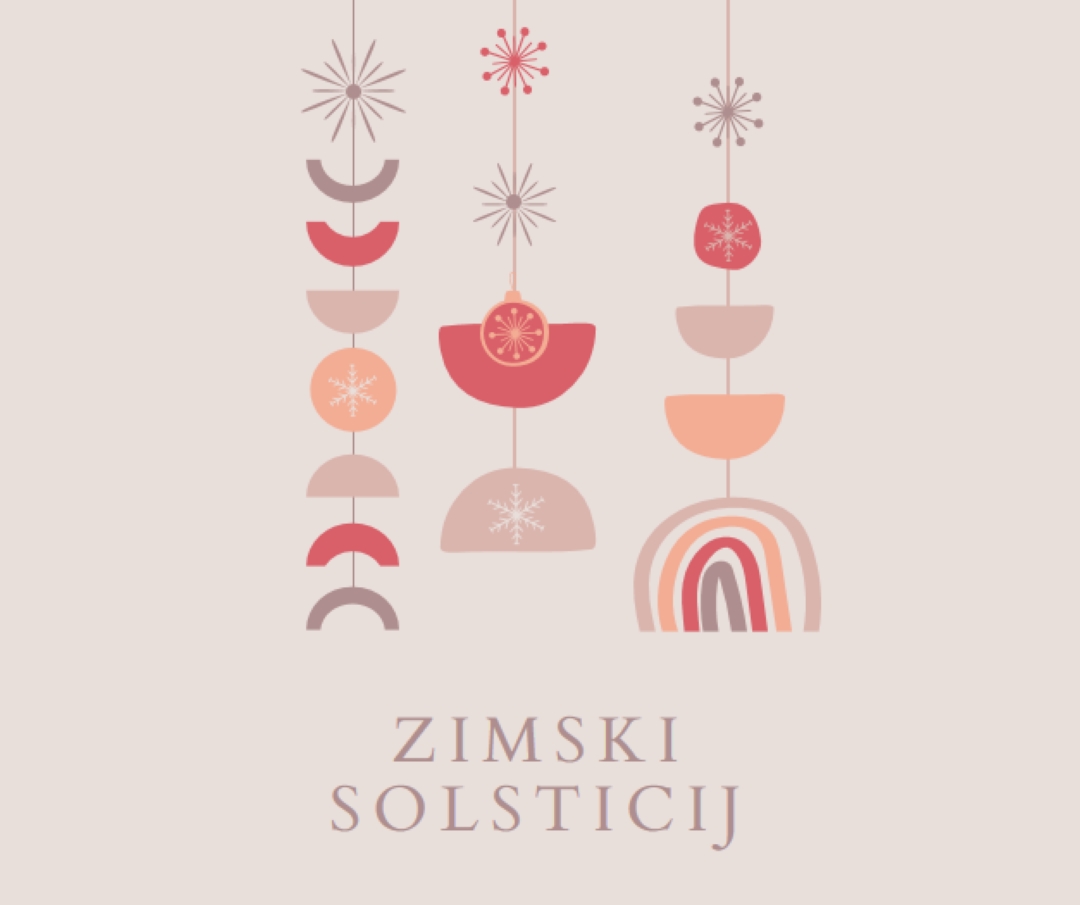 Lijep zimski solsticij gray organic-boho