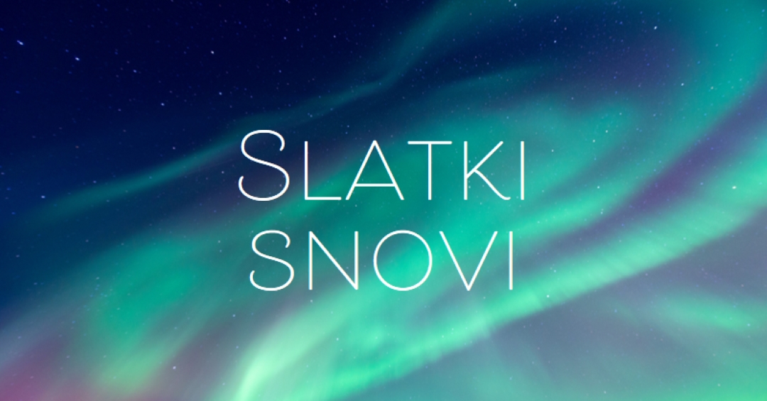 Slatki snovi noćno nebo blue modern-simple
