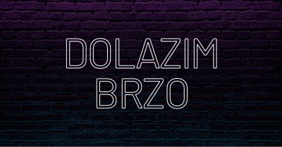 Uskoro za vas purple modern-bold