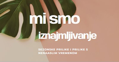 Zapošljavamo sezonske radnike pink modern-simple