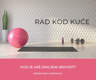 Rad kod kuće gray modern-bold