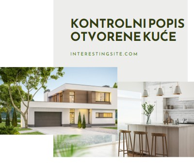 Popis za provjeru kuće white modern-simple