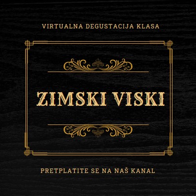 Zimski viski black vintage-retro