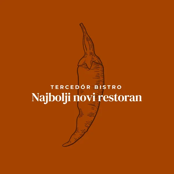 Mi smo najbolji novi restoran red modern-simple