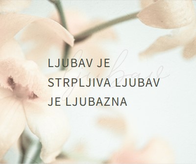 Ljubavna bilješka white modern-simple