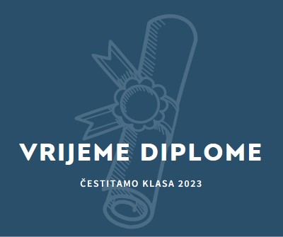 Vaša diploma blue modern-simple