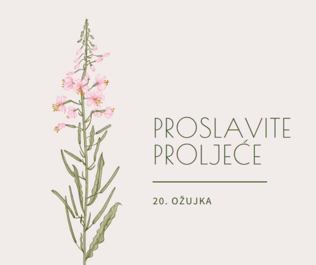 Proslavite proljeće white vintage-botanical