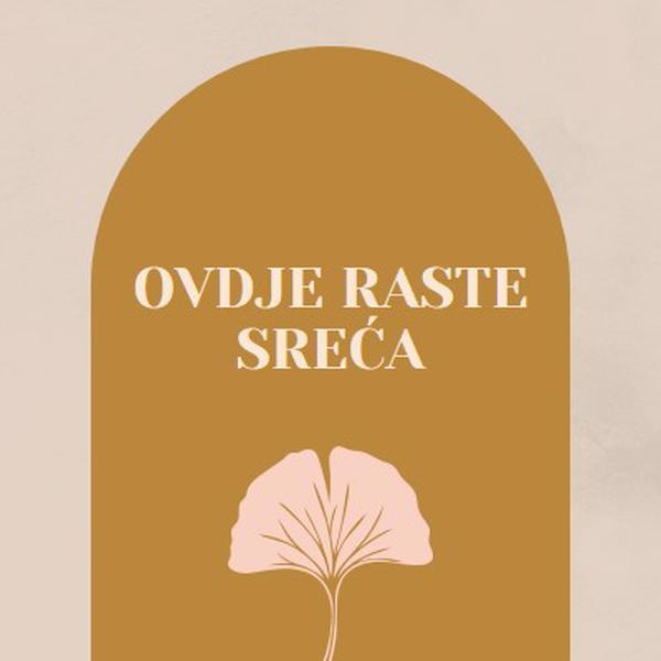 Ovdje raste sreća gray organic-boho