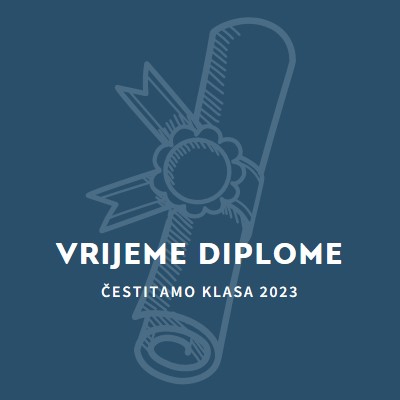 Vaša diploma blue modern-simple