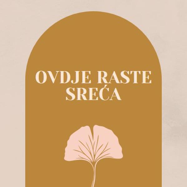 Ovdje raste sreća gray organic-boho