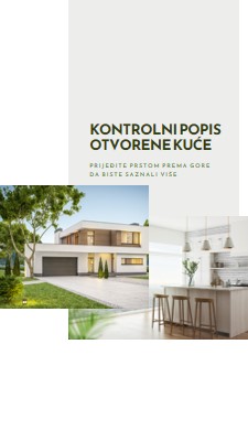 Popis za provjeru kuće white modern-simple