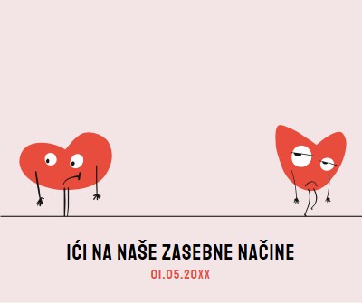 Ide na naše zasebne načine pink whimsical-line