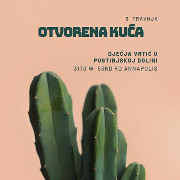 Otvorena kuća 3. travnja pink modern-simple