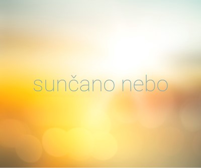 Sunčano nebo yellow modern-simple