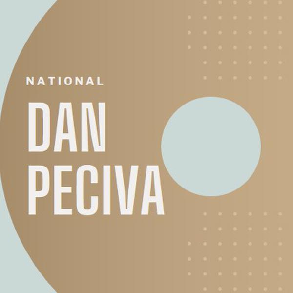 Nacionalni dan peciva brown modern-simple