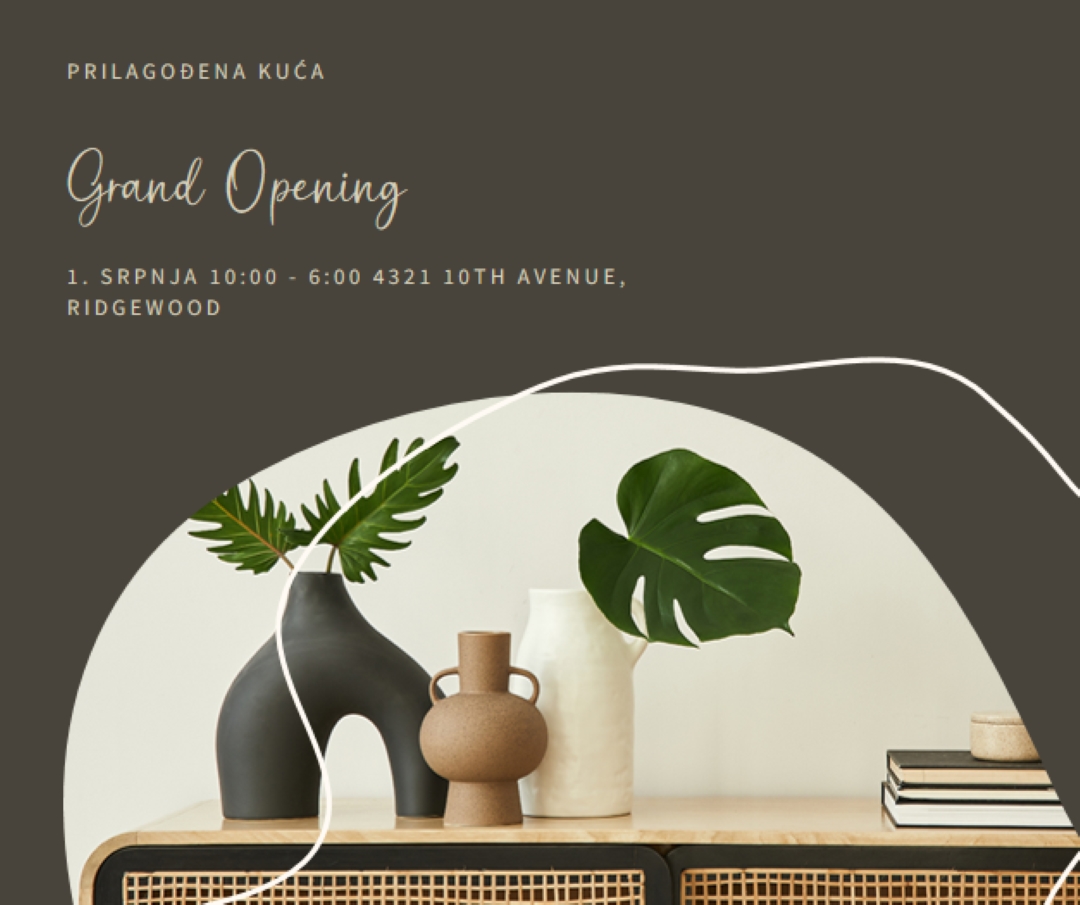 Kućna vaza brown organic-boho