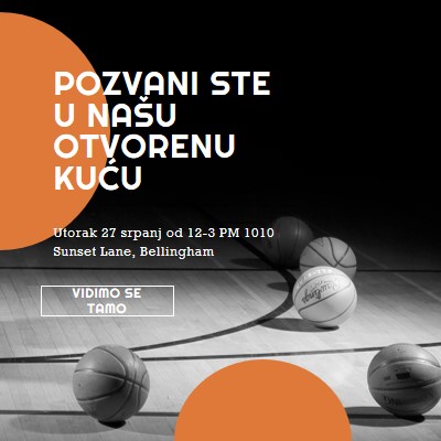 Sportska otvorena kuća black vintage-retro