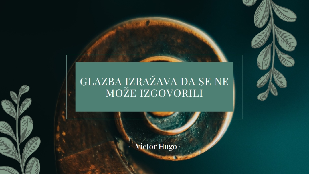 Teorija niza black vintage-botanical