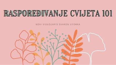 Koketiranje cvjetnim motivima pink whimsical-line