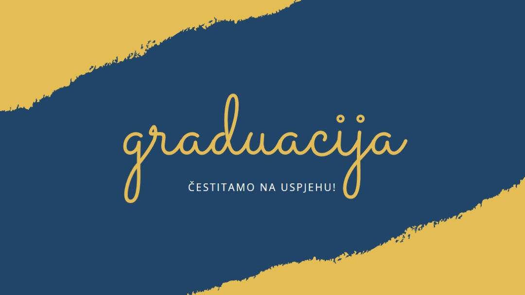Uzbuđenje diplome yellow modern-simple