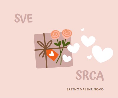 Sva srca pink whimsical-color-block