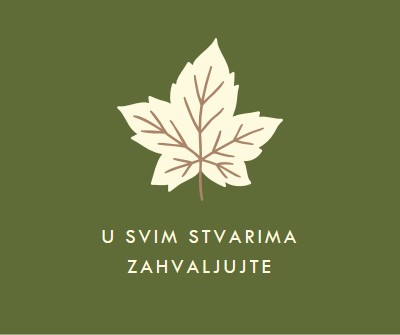 Stav zahvalnosti green modern-simple