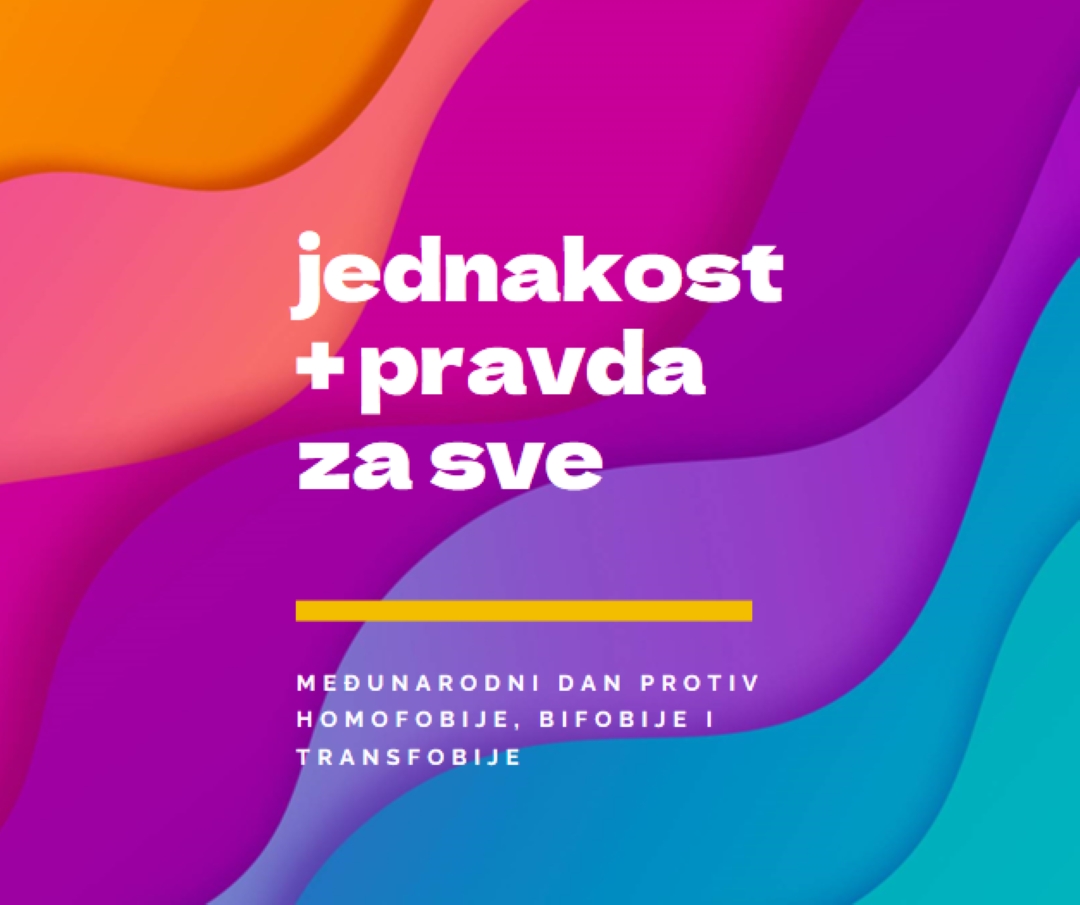 Čast Međunarodni dan protiv homofobije purple modern-bold