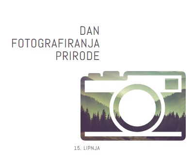 Dan fotografiranja prirode white modern-simple