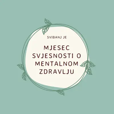 Poštuj svijest o mentalnom zdravlju green organic-simple
