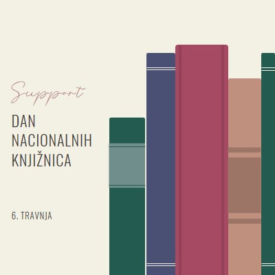 Zaposlenici u bibliotekama podrške green modern-simple