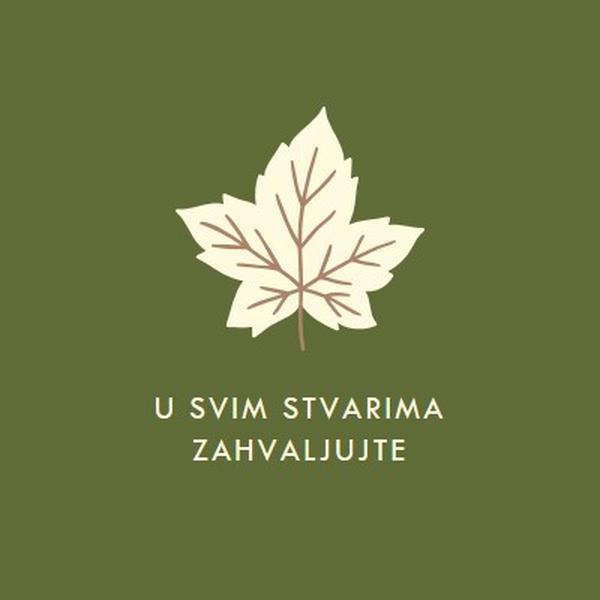 Stav zahvalnosti green modern-simple