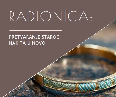 Radionica za nakit brown organic-simple