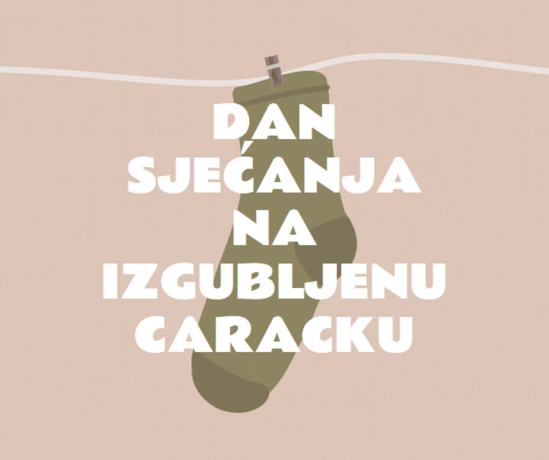 Dan sjećanja na izgubljenu socku brown whimsical-color-block