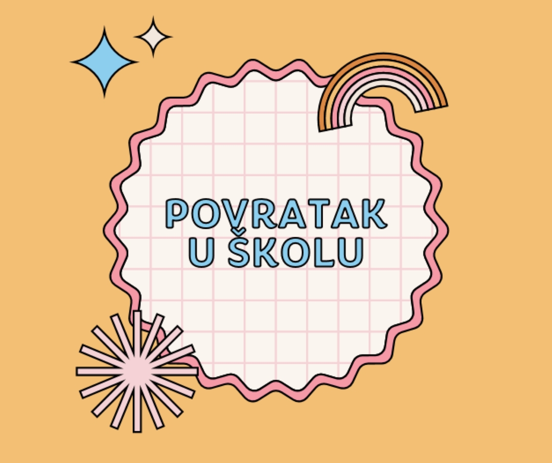 Škola omamiti orange vintage-retro