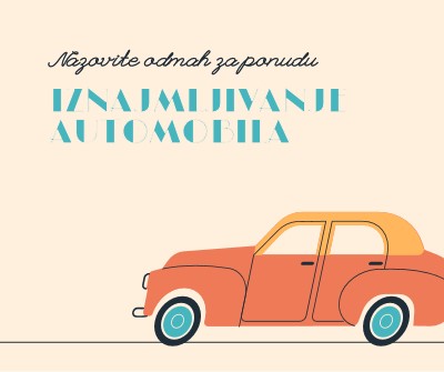 Citat o iznajmljivalim automobilima orange whimsical-color-block