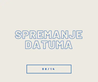 Plavi datum gray whimsical-line