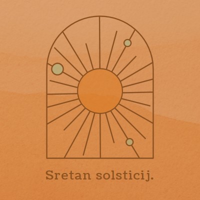 Dobro za solsticij orange organic-boho