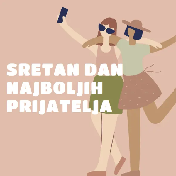 Najbolji prijatelji pink whimsical-color-block