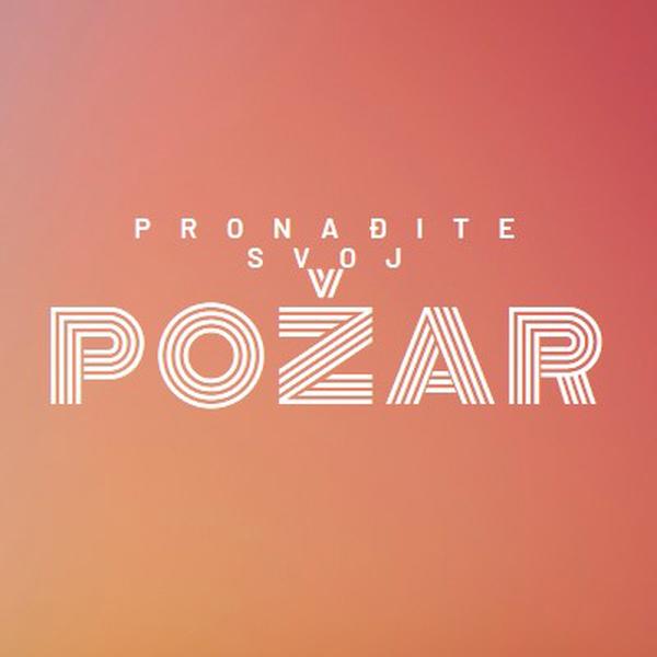 U požaru orange modern-bold