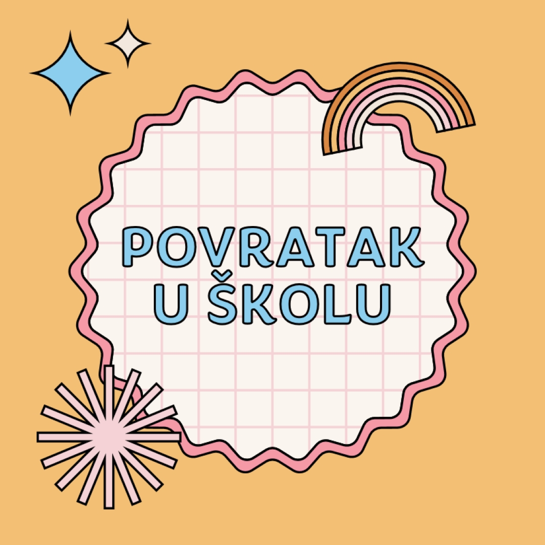 Škola omamiti orange vintage-retro