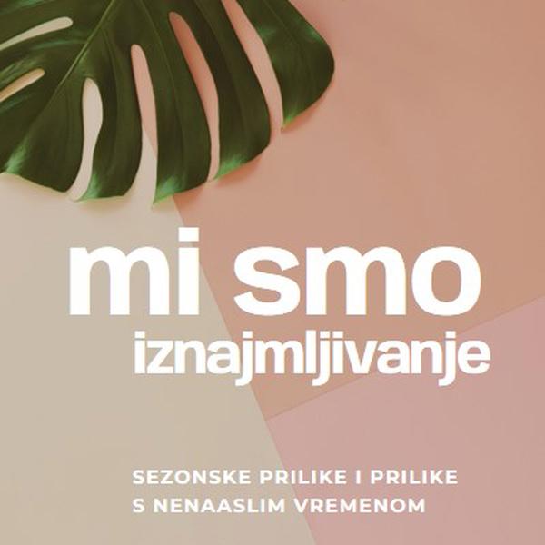 Zapošljavamo sezonske radnike pink modern-simple